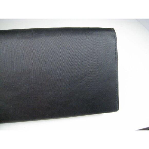 Britemode Black Clutch Rhinestones Snap Closure Purse Bag Front Flap Vintage - Picture 11 of 16